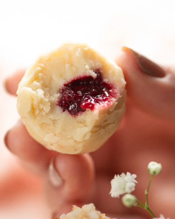 Trufa de Limão e Framboesa, Grão Confeitaria Saudável