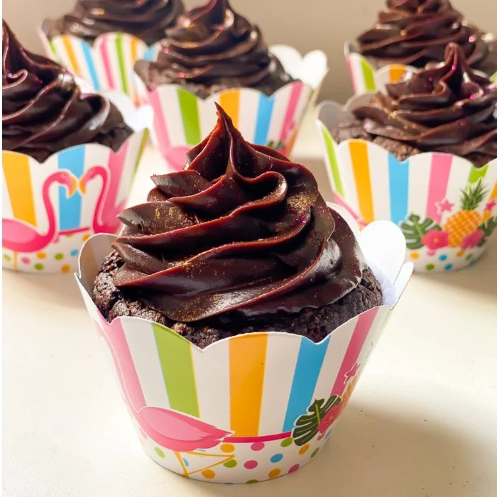 Cupcakes Festivos, Grão Confeitaria Saudável