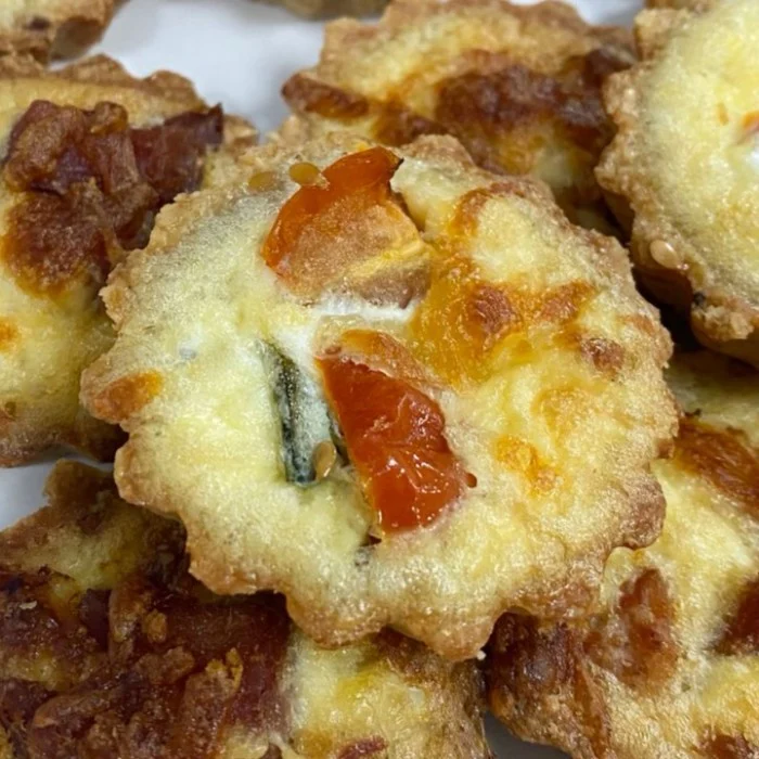 Miniquiche Salgada Caprese (Com lactose), Grão Confeitaria Saudável