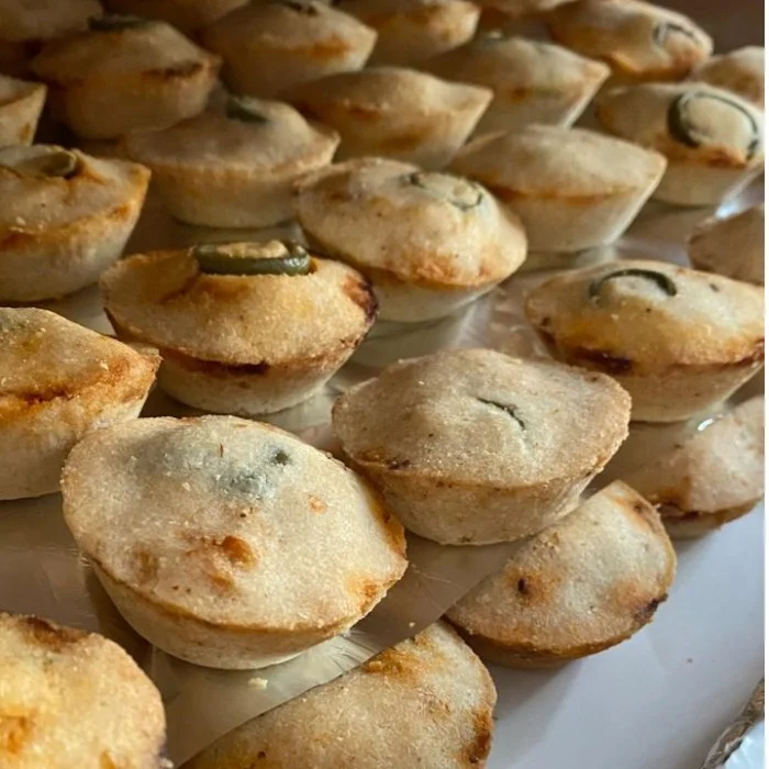 Empadinhas de Frango, Grão Confeitaria Saudável