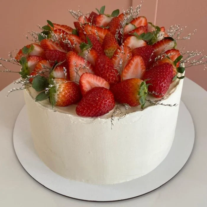 Bolo de Aniversário Cáspia, Grão Confeitaria Saudável
