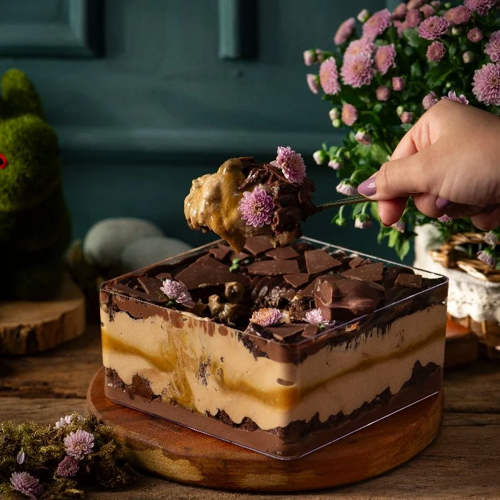 Torta Bosque dos Sonhos, Grão Confeitaria Saudável