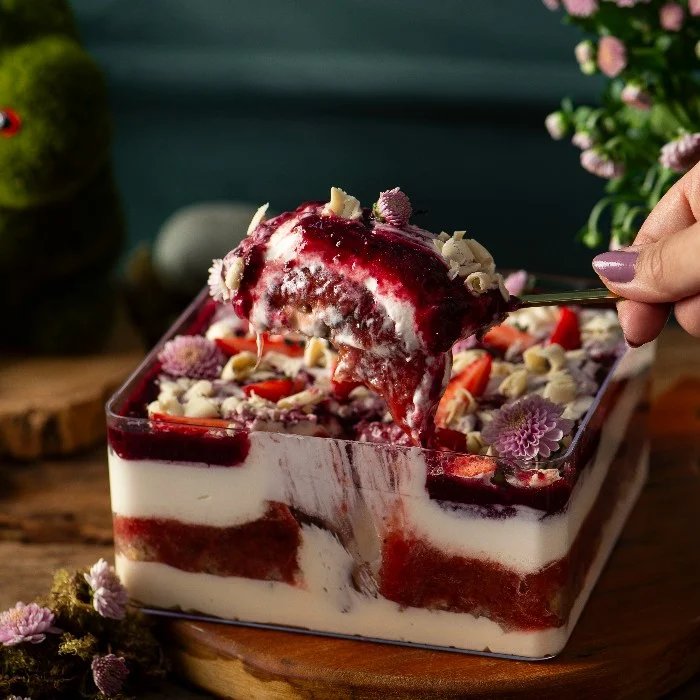 Torta Jardim Encantado, Grão Confeitaria Saudável