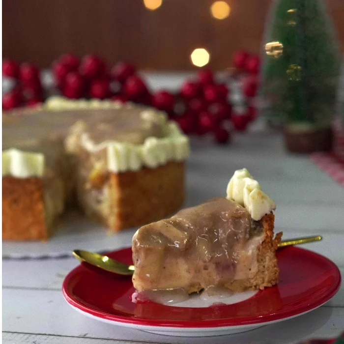 Tarte Maçã Caramelada, Grão Confeitaria Saudável