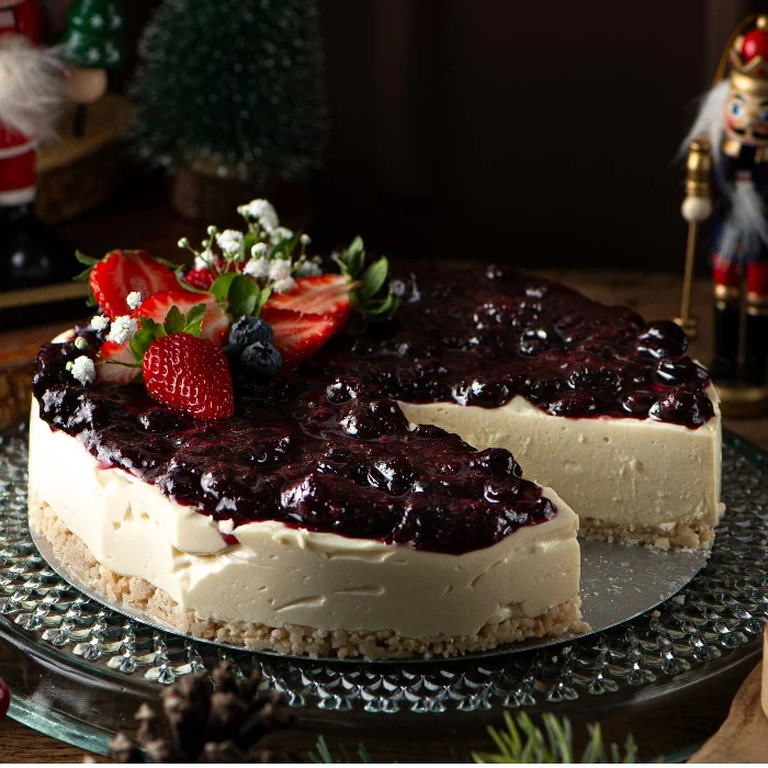 Cheesecake de Frutas Vermelhas, Grão Confeitaria Saudável